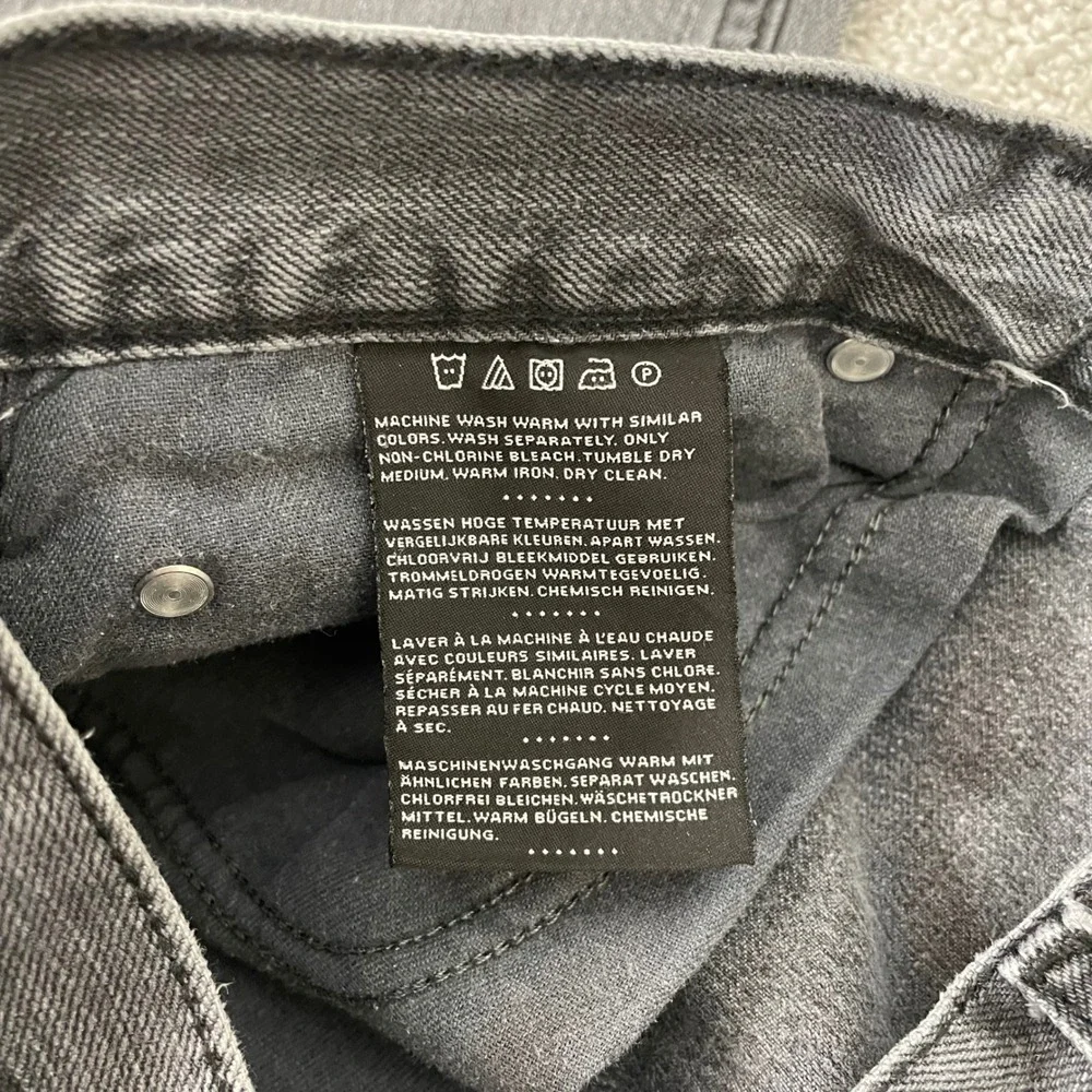 Harley Davidson Jeans Mens 36 x 31 Straight Faded Y2K Biker Moto (Tag 36x34)